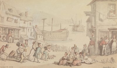 Plymouth Dock door Thomas Rowlandson